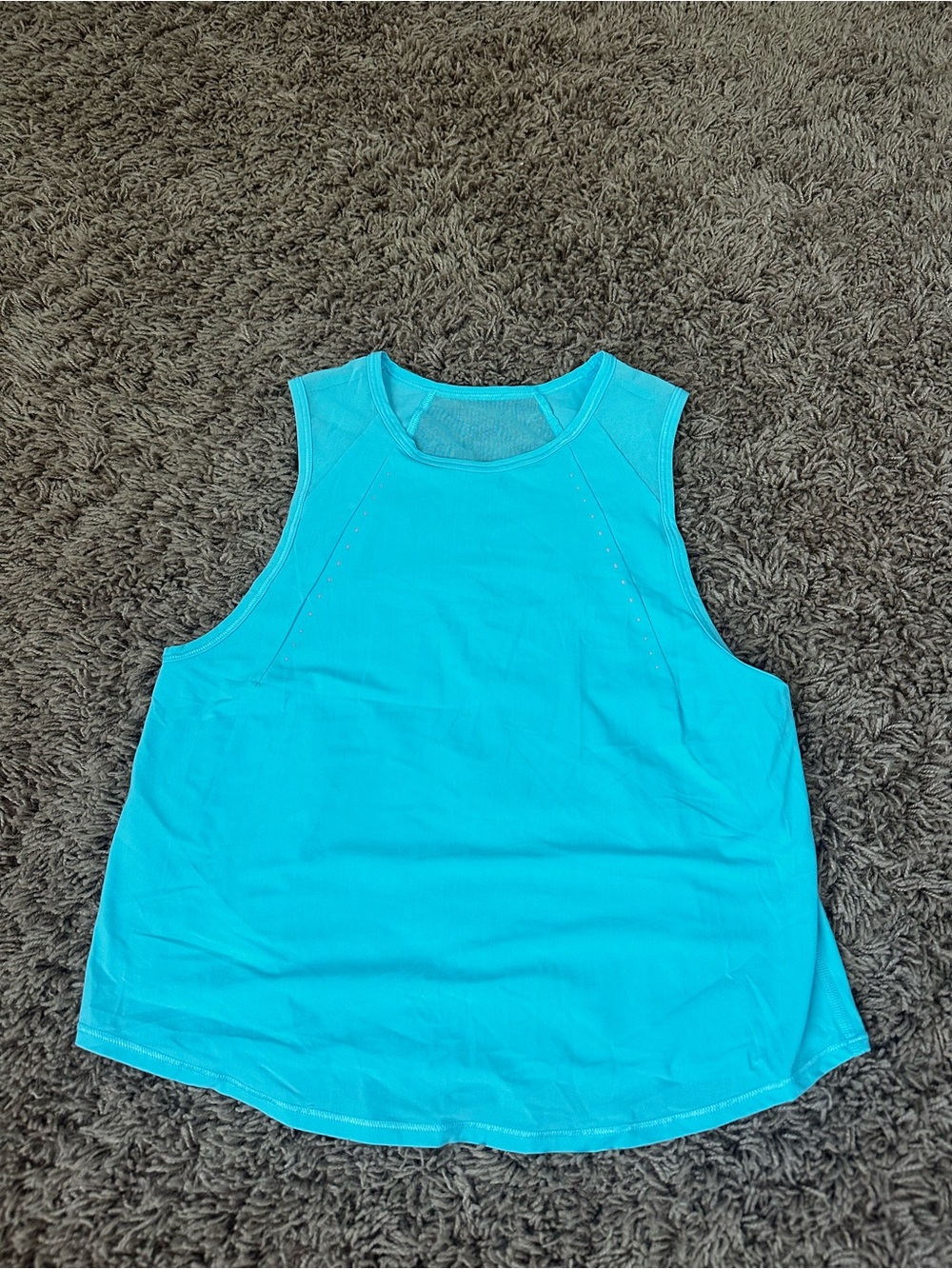 lululemon athletica Sleeveless Athletic Tank Top - Turquoise Blue